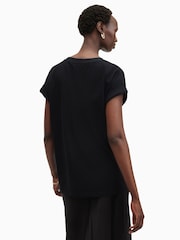 AllSaints Black Boy Liberte Imo T-Shirt - Image 6 of 7