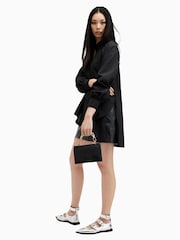 AllSaints Black Percy Shirt - Image 5 of 7