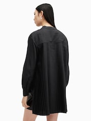AllSaints Black Percy Shirt - Image 6 of 7