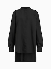 AllSaints Black Percy Shirt - Image 7 of 7