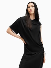 AllSaints Black Onyx Twist T-Shirt - Image 1 of 6