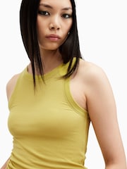 AllSaints Yellow Rina Tank Top - Image 2 of 6