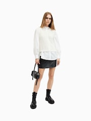 AllSaints White Percy Shirt - Image 2 of 7