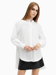 AllSaints White Percy Shirt - Image 4 of 7
