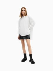 AllSaints White Percy Shirt - Image 5 of 7