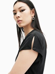 AllSaints Black Rue T-Shirt - Image 2 of 8