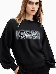 AllSaints AllSaints Black Stare Cygni Sweatshirt - صورة 5 من 7