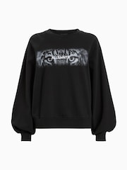 AllSaints AllSaints Black Stare Cygni Sweatshirt - صورة 7 من 7