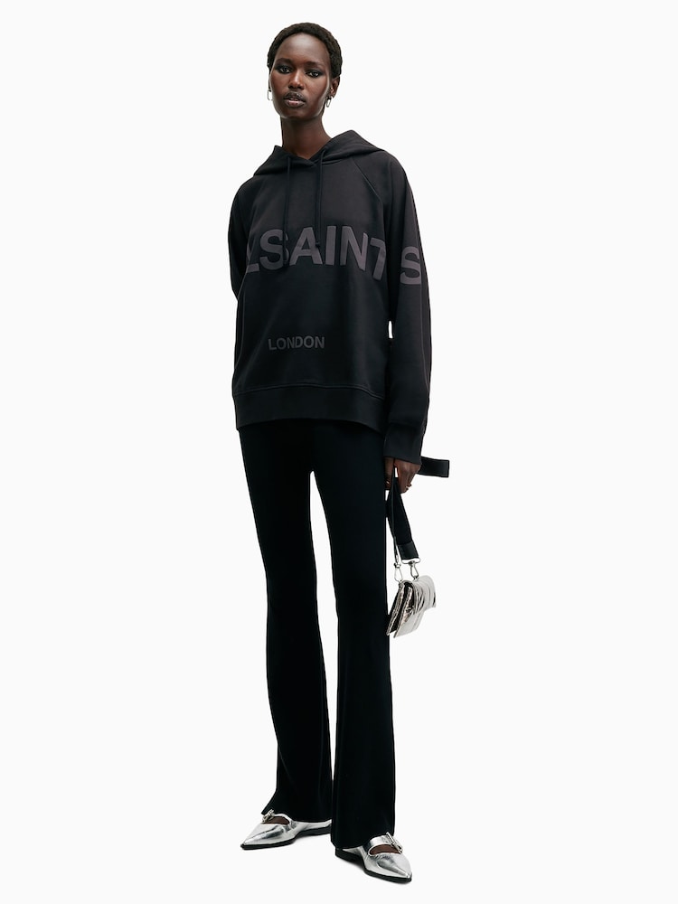 AllSaints Black Talon Biggy Hoodie - Image 1 of 8