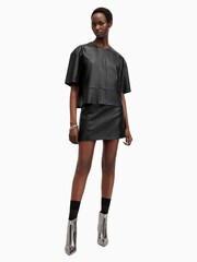 AllSaints Black Renai T-Shirt - Image 3 of 5