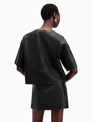 AllSaints Black Renai T-Shirt - Image 4 of 5