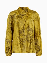 AllSaints Yellow Zola Top - Image 7 of 7