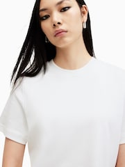 AllSaints White Lisa 100% Organic Cotton T-Shirt - Image 6 of 8