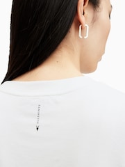 AllSaints White Lisa 100% Organic Cotton T-Shirt - Image 7 of 8