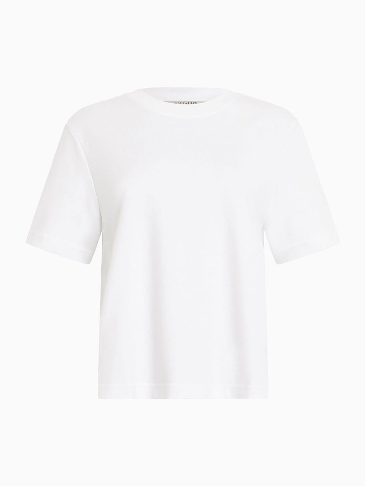 AllSaints White Lisa 100% Organic Cotton T-Shirt - Image 8 of 8