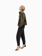 AllSaints Black Freda Jersey Trousers - Image 4 of 8