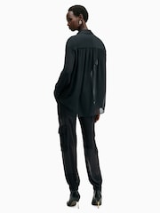 AllSaints Black Jody Trousers - Image 7 of 8