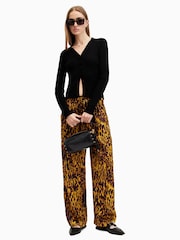 AllSaints Yellow Tyler Trousers - Image 4 of 8