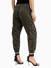 AllSaints Green Freda Denim Trousers - Image 5 of 8
