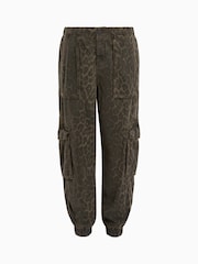 AllSaints Green Freda Denim Trousers - Image 8 of 8