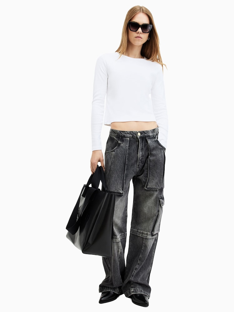 AllSaints Stevie Long Sleeve T-Shirt - Imagen 1 de 8
