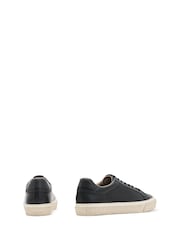 AllSaints Black Klop Leather Low Trainers - Image 3 of 7