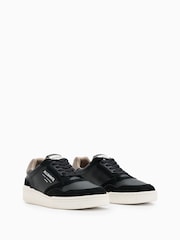 AllSaints Grey Regan Low Shoes - Image 3 of 5