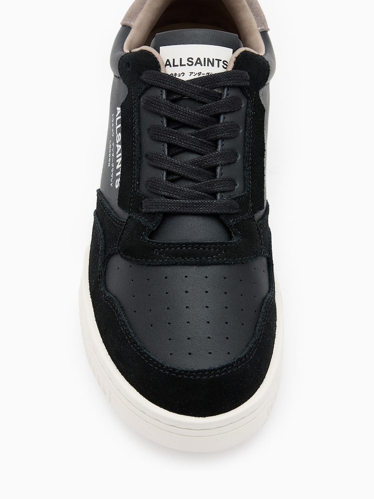AllSaints Grey Regan Low Shoes - Image 4 of 5