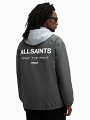 Серый - Coach куртка Allsaints Underground - Image 4 of 6