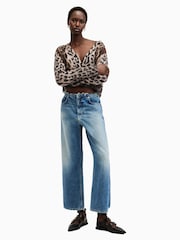 AllSaints Brown Wick Lex Cardigan - Image 5 of 7