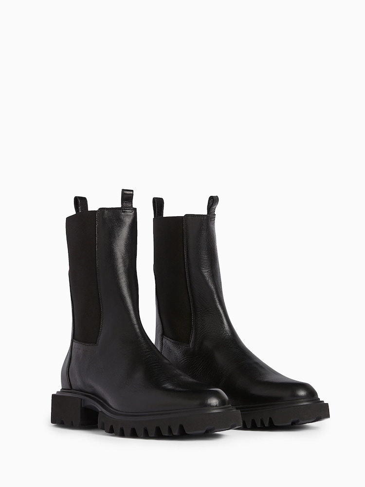 AllSaints Black Hallie Boots - Image 2 of 7