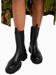 AllSaints Black Hallie Boots - Image 6 of 7