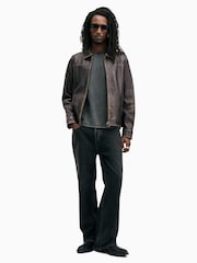 AllSaints Black Alkan Jacket - Image 3 of 6