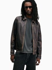 AllSaints Black Alkan Jacket - Image 4 of 6