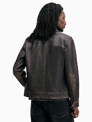 AllSaints Black Alkan Jacket - Image 5 of 6