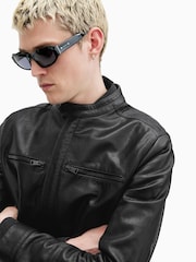 AllSaints Black Jade Jacket - Image 2 of 8