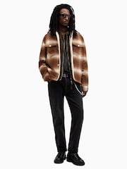 AllSaints Brown Cora Suede Jacket - Image 5 of 8