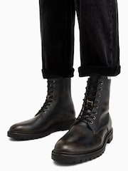 AllSaints Brown Tobias Boots - Image 6 of 6