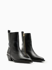 AllSaints Black Bazely Boots - Image 2 of 7