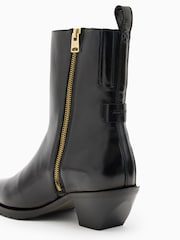 AllSaints Black Bazely Boots - Image 5 of 7