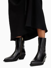 AllSaints Black Bazely Boots - Image 7 of 7