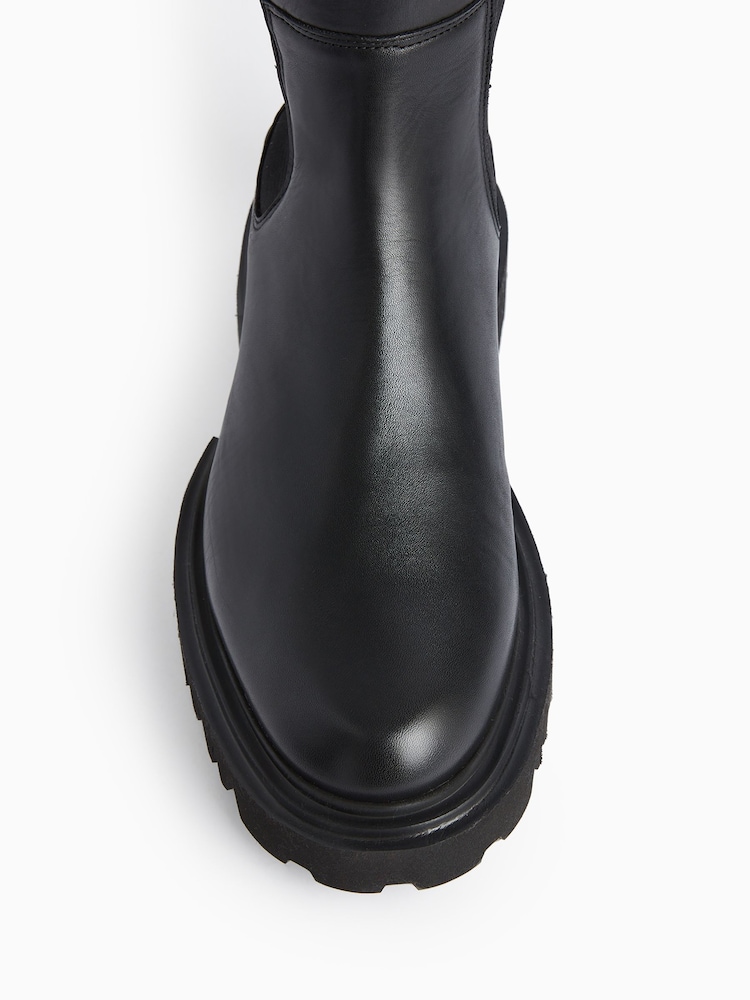 AllSaints Black Maeve Boots - Image 2 of 6