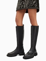 AllSaints Black Maeve Boots - Image 6 of 6