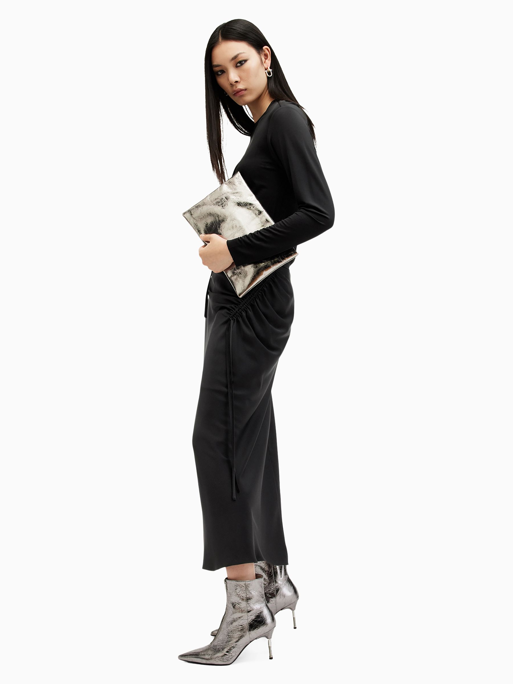 Buy AllSaints Black Alexia Skirt from Next USA