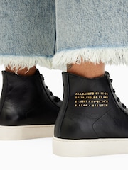 AllSaints Black Tana High Top Shoes - Image 7 of 7