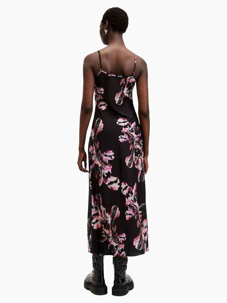 AllSaints Pink Bryony Maxi Dress - Image 2 of 6