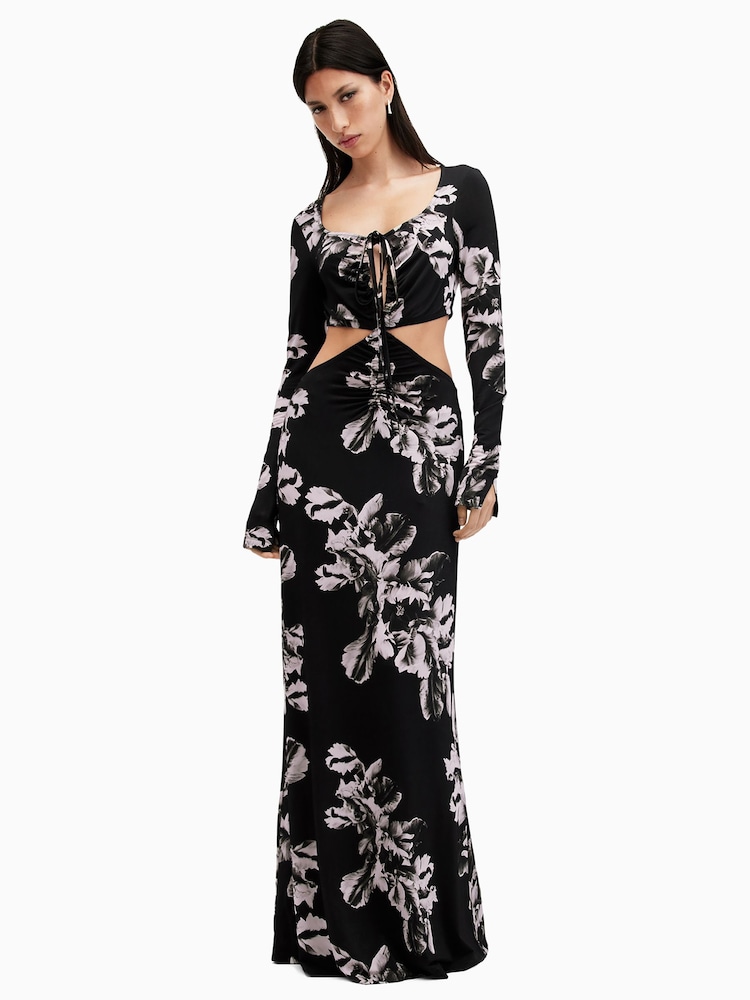 AllSaints Black Cynthia Dress - Image 1 of 7