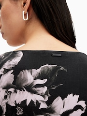 AllSaints Black Cynthia Dress - Image 4 of 7