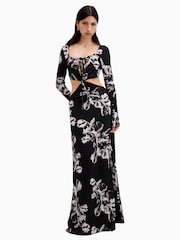 AllSaints Black Cynthia Dress - Image 5 of 7