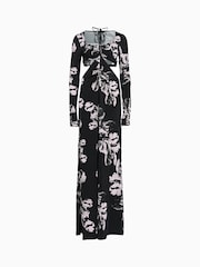 AllSaints Black Cynthia Dress - Image 7 of 7